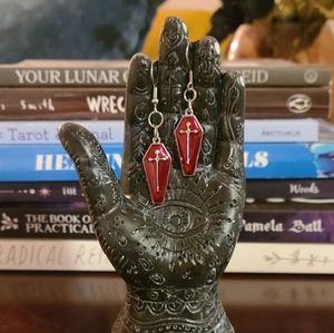 Candy 🍬 red coffin ⚰️ earrings